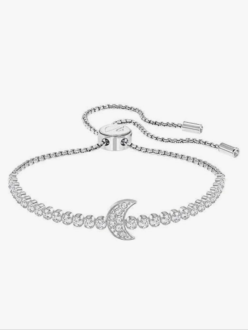 Swarovski Subtle Moon Bolo Bracelet 5349627- Good Condition